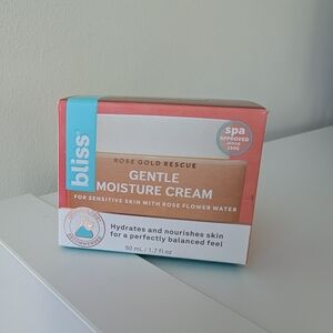 Bliss Rose Gold Rescue Gentle Moisture Cream Bnib New In Packaging
